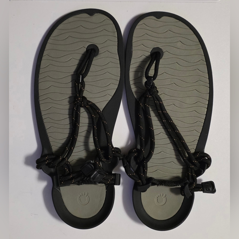 Xero Aqua Cloud Barefoot Sandals Men's Size 11M Vetiver Green Black Trail Hiking